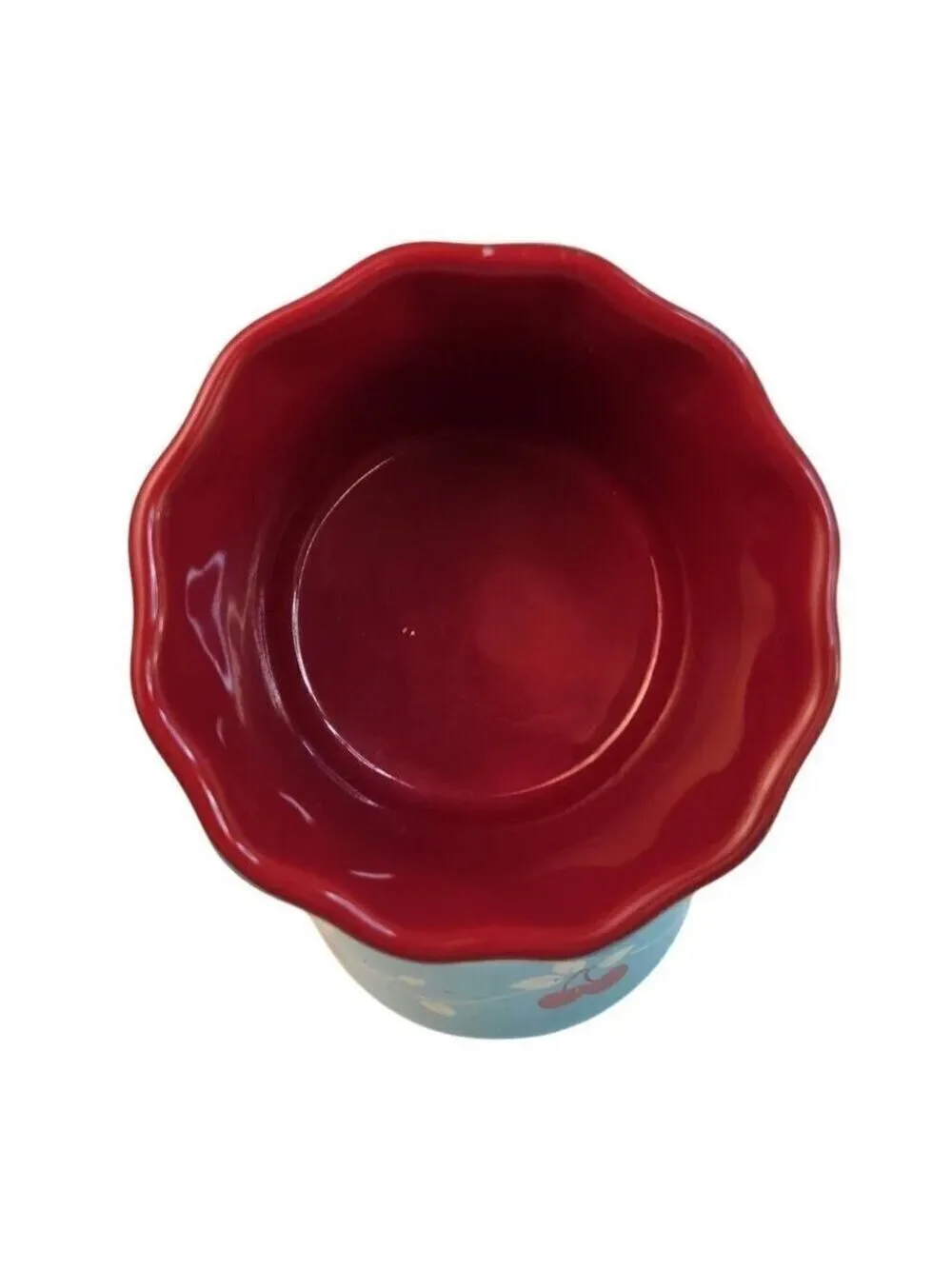 General Store By Gibson Cherry Design Custard Cup Ramekin Mini Bowl Cherry Set o